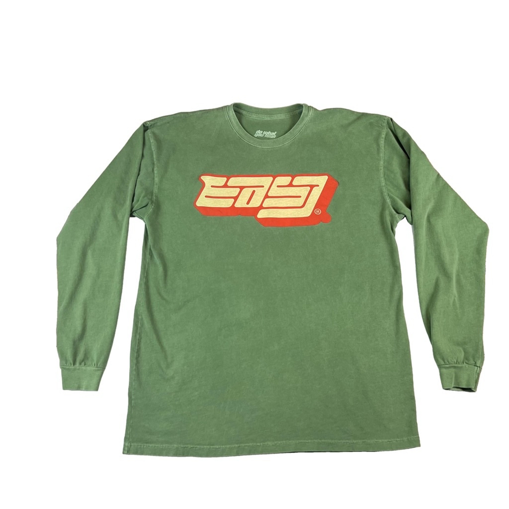 Ea$y Money Green Novus Long Sleeve Tee Shirt, Size XL